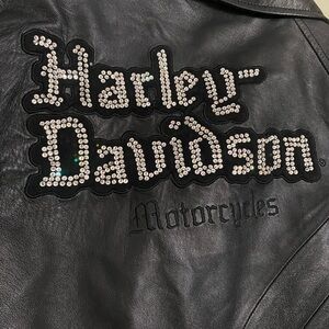 Vintage women’s Harley Davidson leather jacket